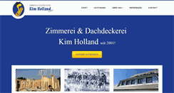 Desktop Screenshot of kim-holland.de